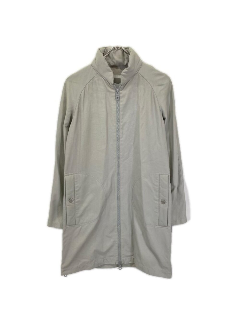 Chanel White CC Logo Nylon Jacket 40